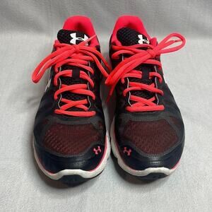 Under Armour Micro 4d-Foam Black and Pink Shoes Size 9